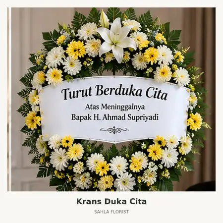 Krans Bunga Duka Rs Mitra Keluarga Cibubur